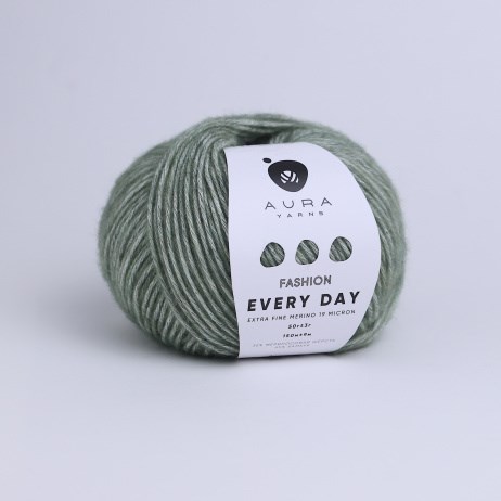 Пряжа Aura Yarns Every day цвет 1415 Eucalyptus