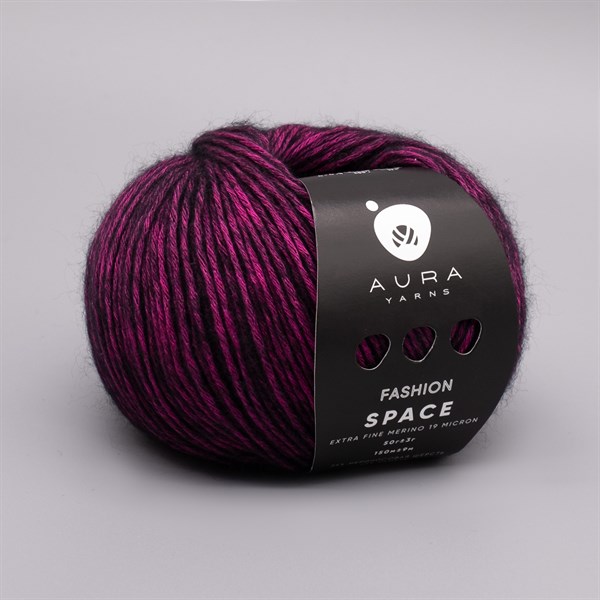 Пряжа Aura Yarns Space цвет 1492 Deep Pink