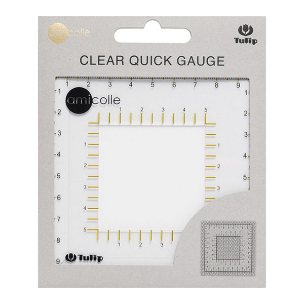 Tulip, Линейка для подсчета плотности вязания "amicolle" AC-052e
