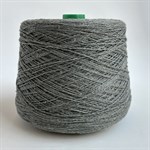 Пряжа меринос с шелком (30%) Venus 2/7 цвет ЗЕЛЕНО-СЕРЫЙ